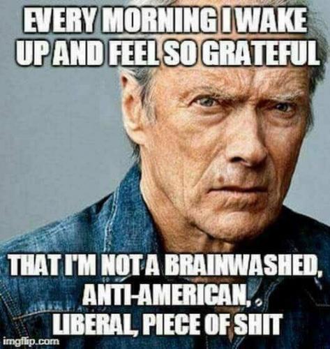 Clint Eastwood -- Not a liberal