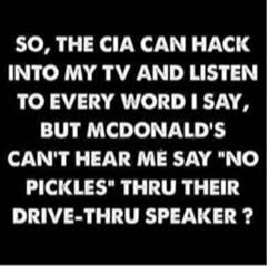 CIA, McDonald's, Drive-thru