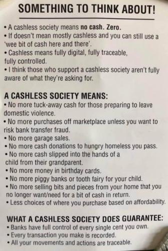 Cashless Society