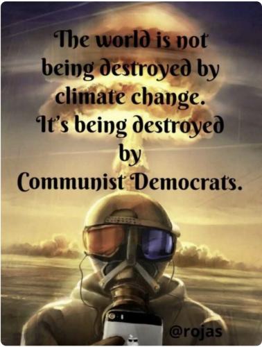 Democrats destroying world