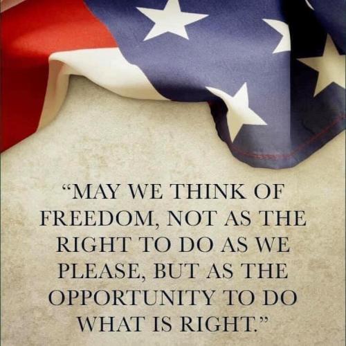 Freedom - Do what is right