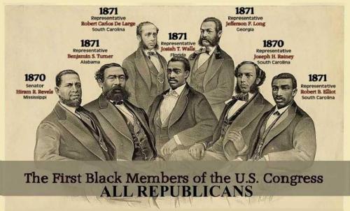 USA first Black Representatives