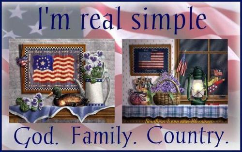 God, Family, Country