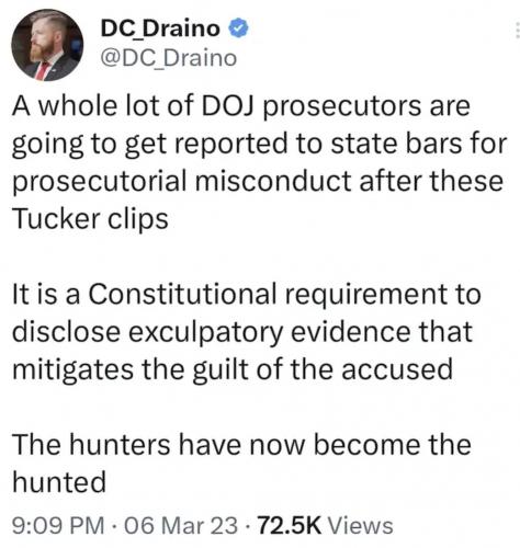 DOJ prosecut hunted