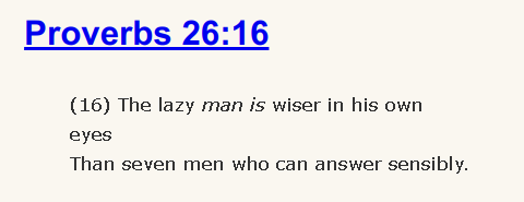 Proverbs 26:16