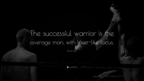 A Bruce Lee successful warrior