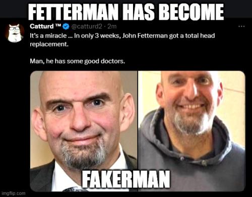 Fetterman's New Head of is He Dead
