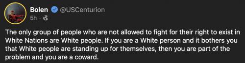 whites time to stand