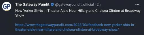 NYer shits on Hillary