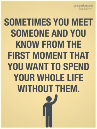A Meet someone