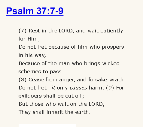 Psalm 37:7-9