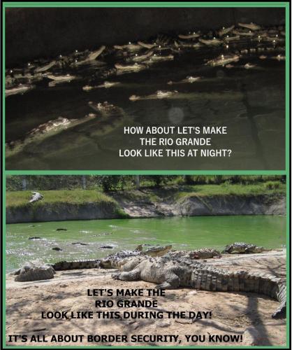 CROCS ON THE RIO GRANDE