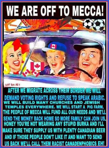 the reversal - off to satan Mecca