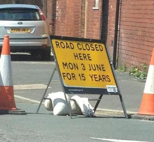 Road Closed -- 15 years