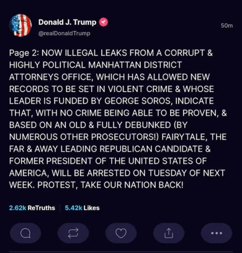 TRUMP ARREST 666