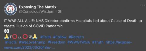 NHS lied covid deaths
