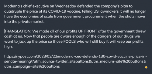 jacking up the prices.