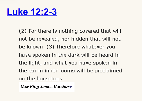 Luke 12:2-3