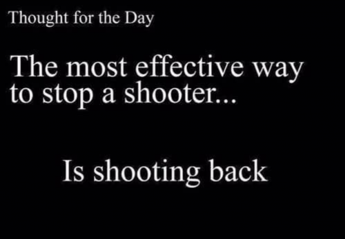 B shooting back
