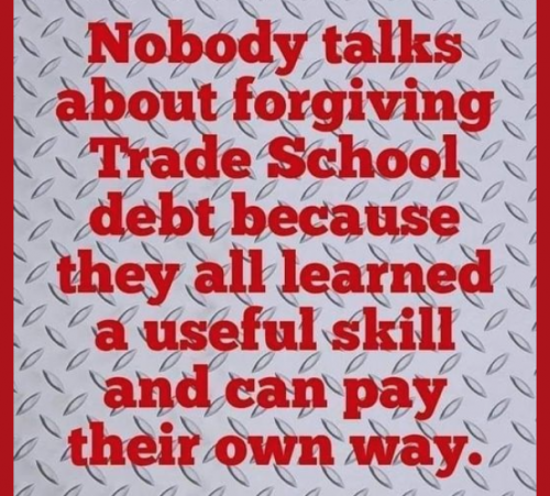 TRADE SCHOOL DEBT   GAB