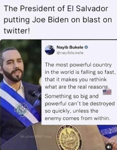 M President El Salvador