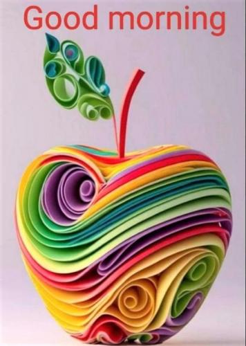 040623 - GM colored paper apple