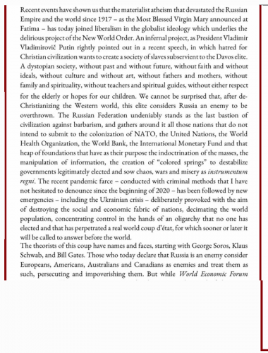 Msg Archbishop Vigano part 2