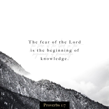 Proverbs 1.7a