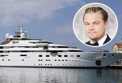 leo dicaprio boat