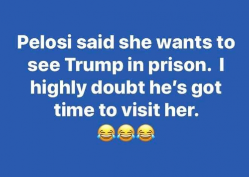 M Pelosi said