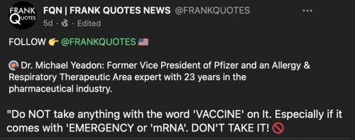 NO Vaccines