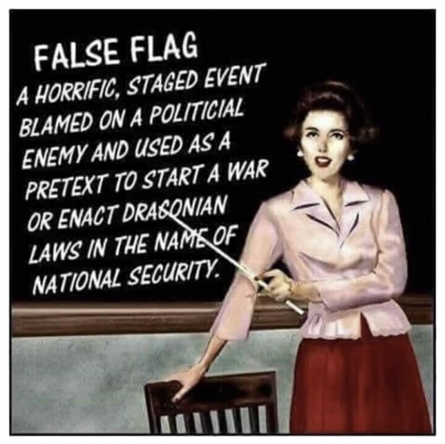 M false flag
