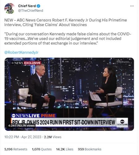 RFK Jr Censored - ABC