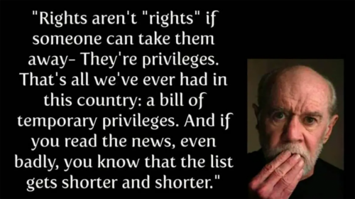 B George Carlin Rights