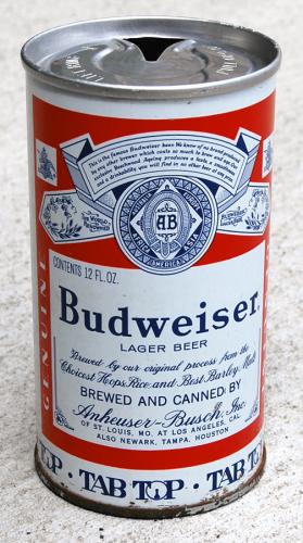= old can of budweiser