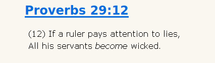 Proverbs 29:12