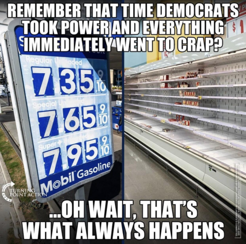 M remember Dems took power