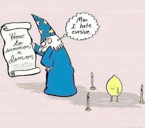 cursive