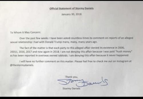 STORMEYS STATEMENT  TS
