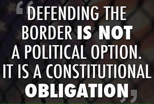 M defending border