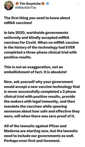 M mRNA vaccines