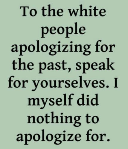 Wht past apology