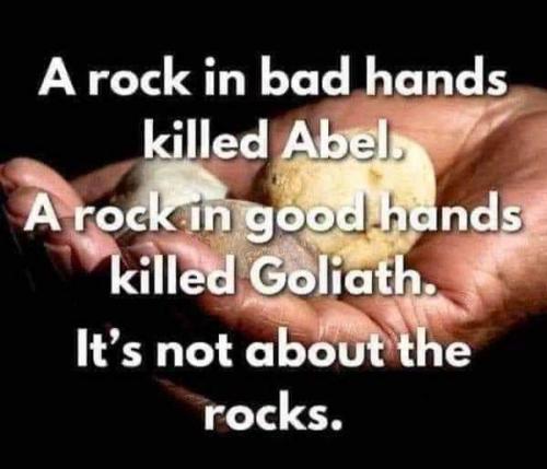a rock  gab
