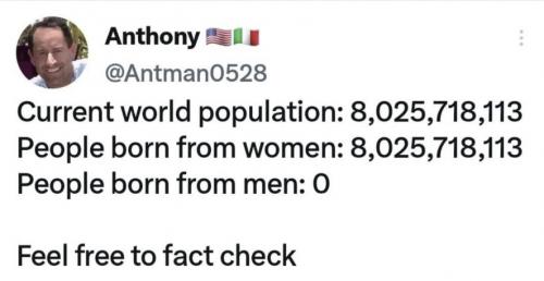 All born from women