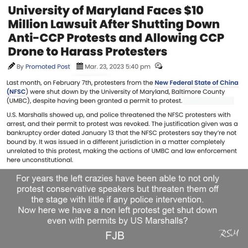 U of Maryland sued