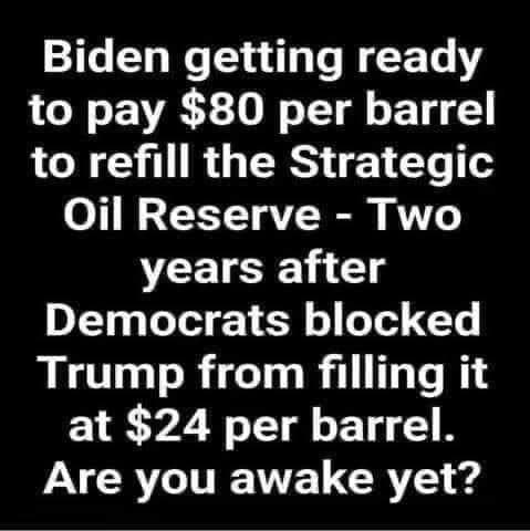 Biden Idea for oil