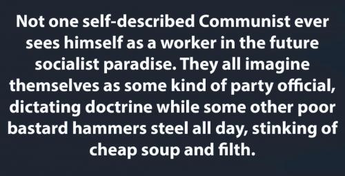 M self-describe Communist
