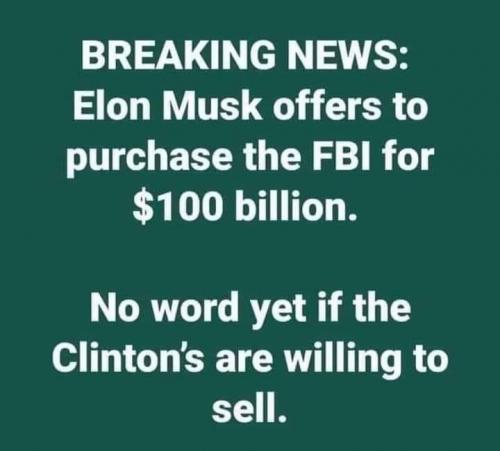 Elon Musk buys FBI