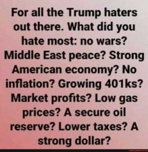 USA Trump haters