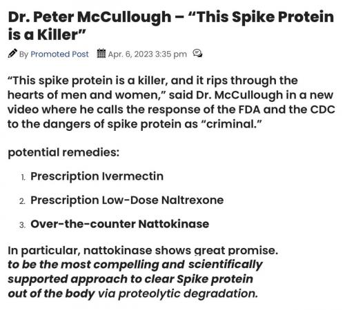 McCullough on spike